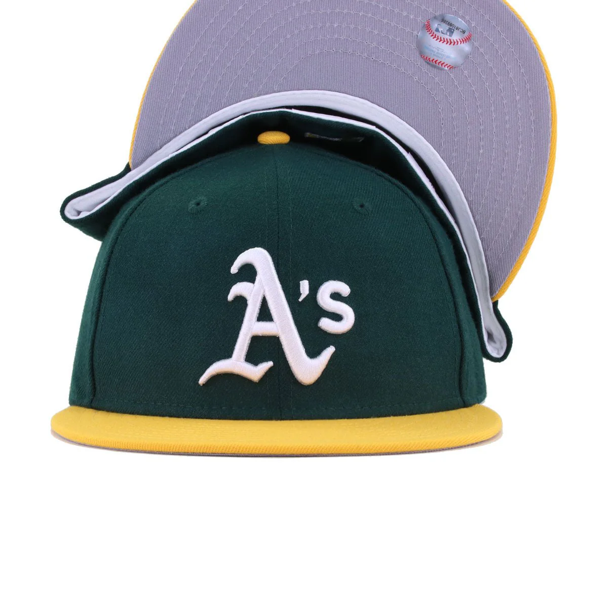 Oakland Athletics Dark Green A Gold Cooperstown AC New Era 59Fifty Fitted - Image 5