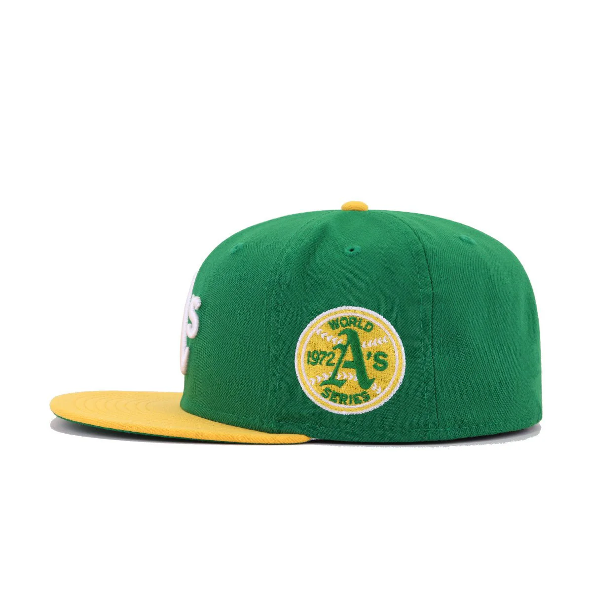 Oakland Athletics Kelly Green A Gold 1972 World Series Cooperstown Green Bottom New Era 59Fifty Fitted - Image 2