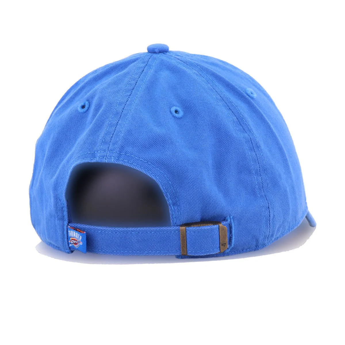 Oklahoma City Thunder Blue Azure 47 Brand Clean Up Dad Hat - Image 4