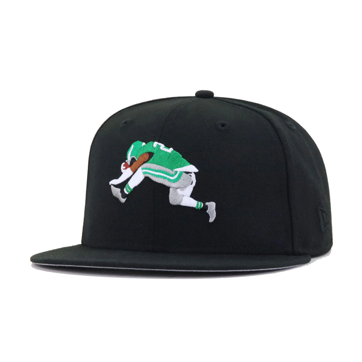Philadelphia Eagles Black SAQUON REVERSE HURDLE New Era 59Fifty Fitted