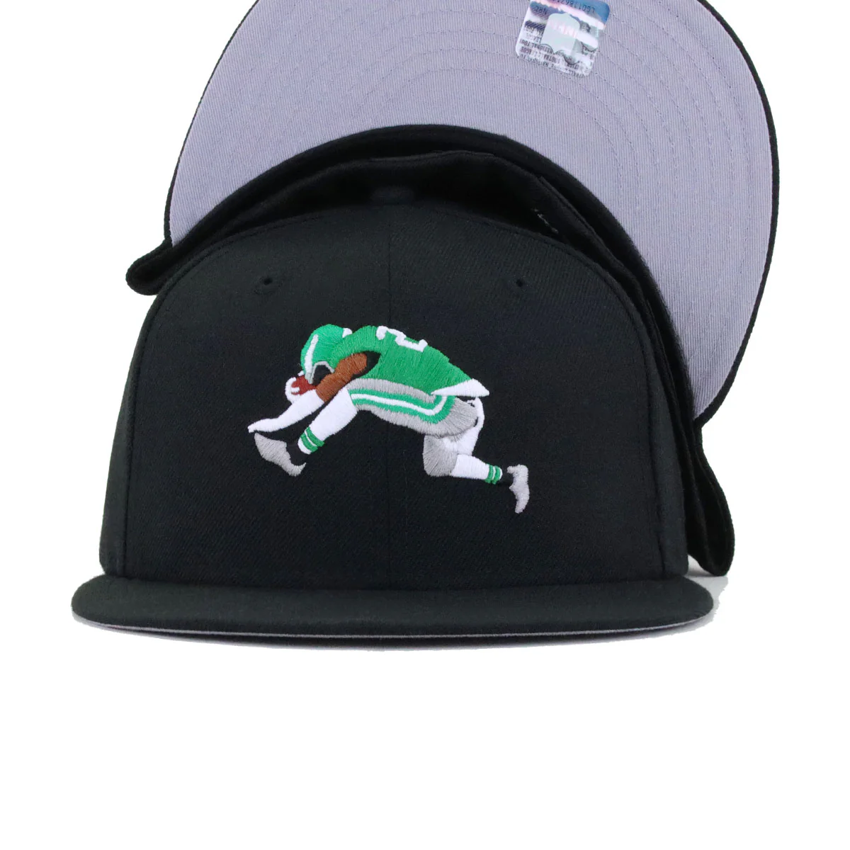 Philadelphia Eagles Black SAQUON REVERSE HURDLE New Era 59Fifty Fitted - Image 4