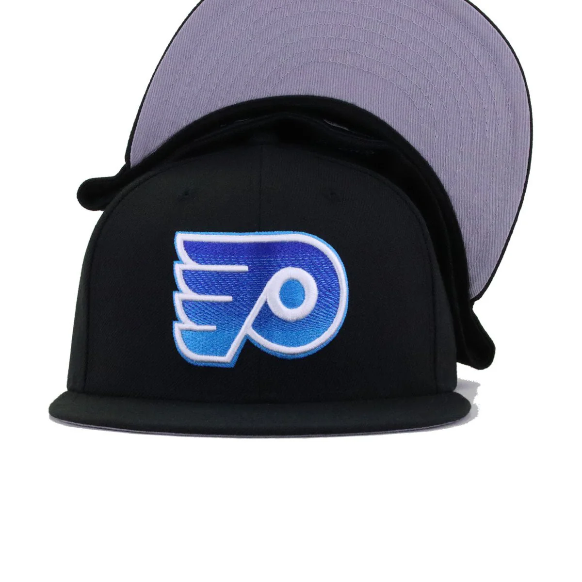 Philadelphia Flyers Black BLUE GRADIENT New Era 59Fifty Fitted - Image 4