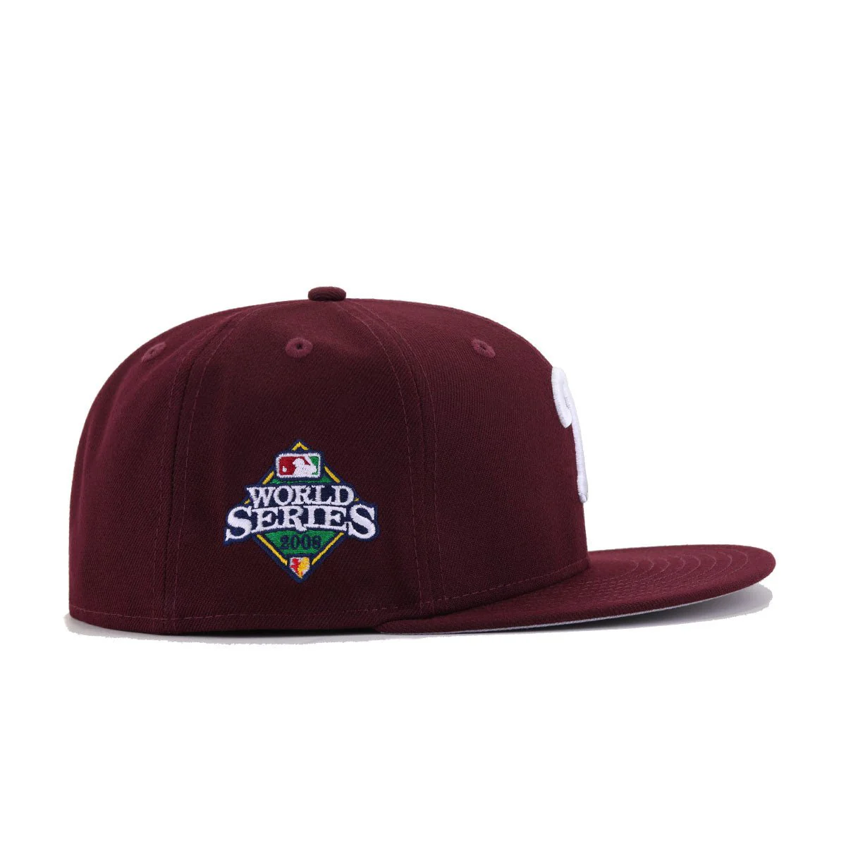 Philadelphia Phillies Maroon 2008 World Series New Era 59Fifty Fitted - Image 2