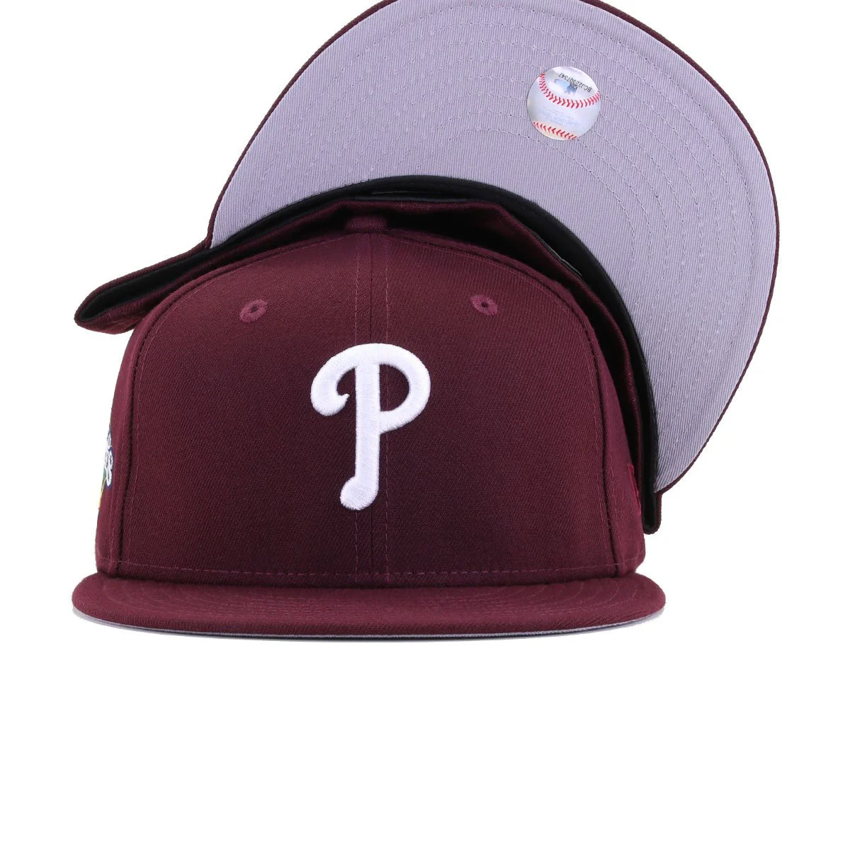 Philadelphia Phillies Maroon 2008 World Series New Era 59Fifty Fitted - Image 5