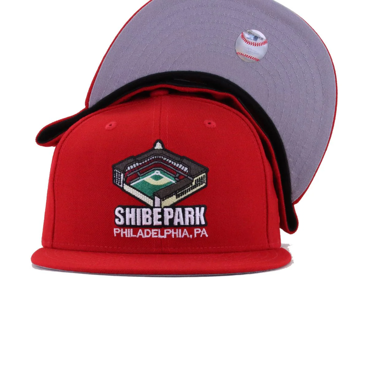 Philadelphia Phillies Scarlet Shibe Park New Era 59Fifty Fitted - Image 4