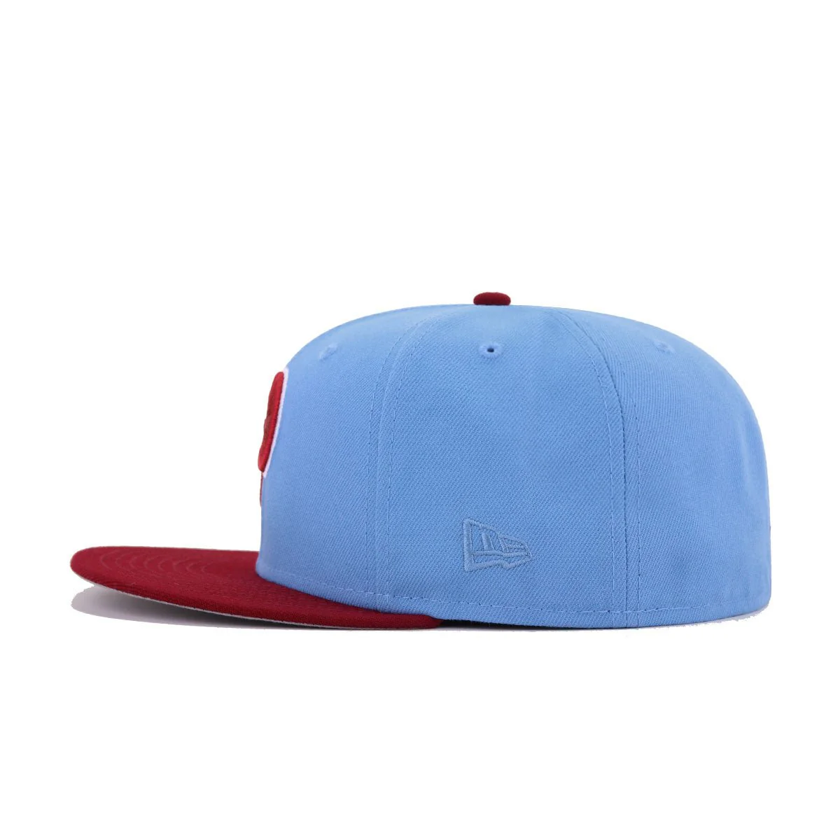 Philadelphia Phillies Sky Blue Cardinal Red 1952 All Star Game New Era 59Fifty Fitted - Image 3