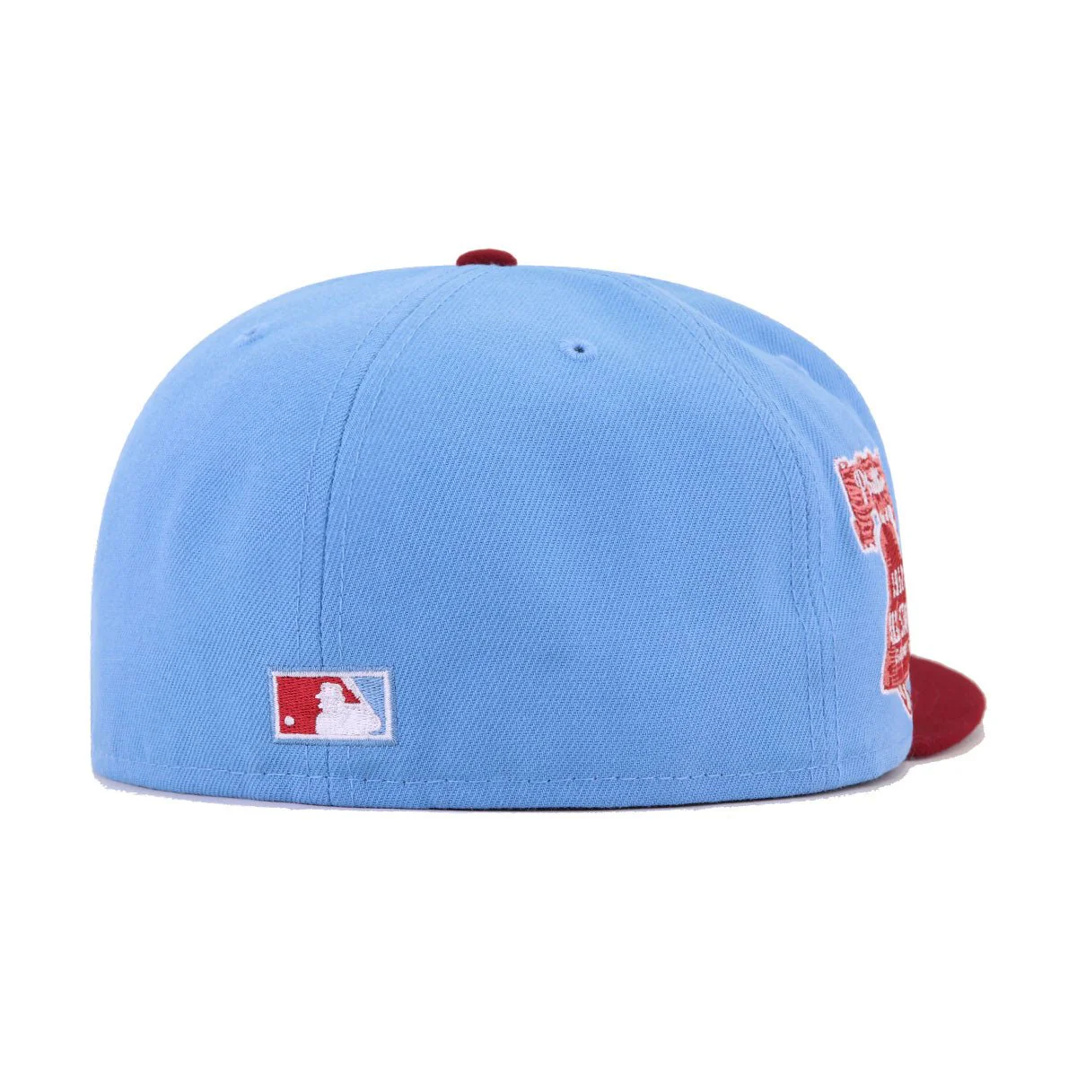 Philadelphia Phillies Sky Blue Cardinal Red 1952 All Star Game New Era 59Fifty Fitted - Image 4