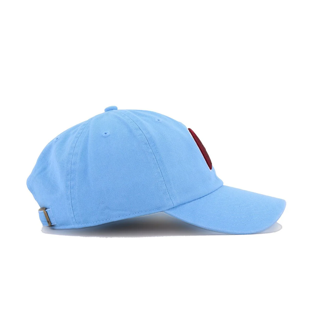 Philadelphia Phillies Sky Blue Cooperstown 47 Brand Clean Up Dad Hat - Image 3