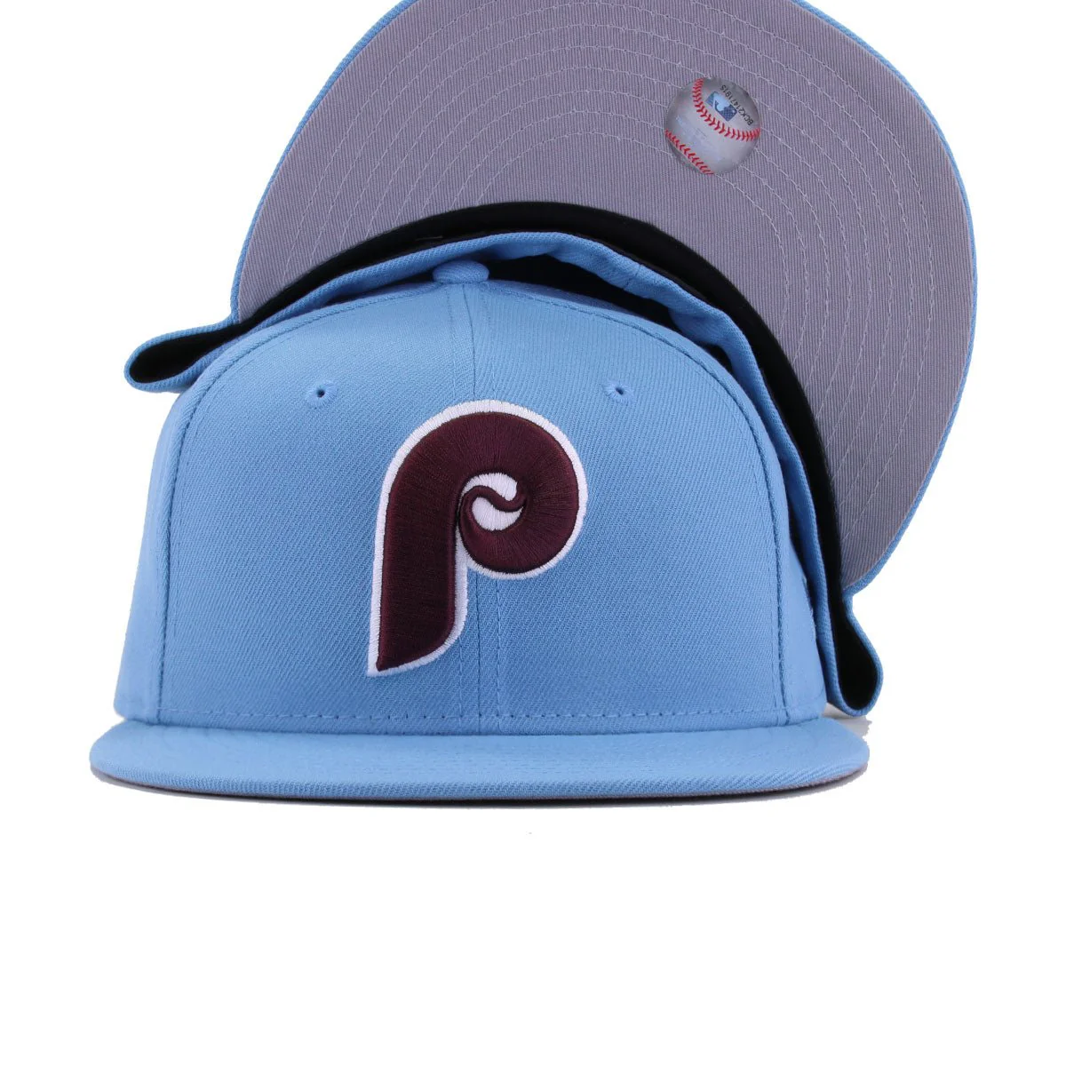 Philadelphia Phillies Sky Blue New Era 59Fifty Fitted - Image 4