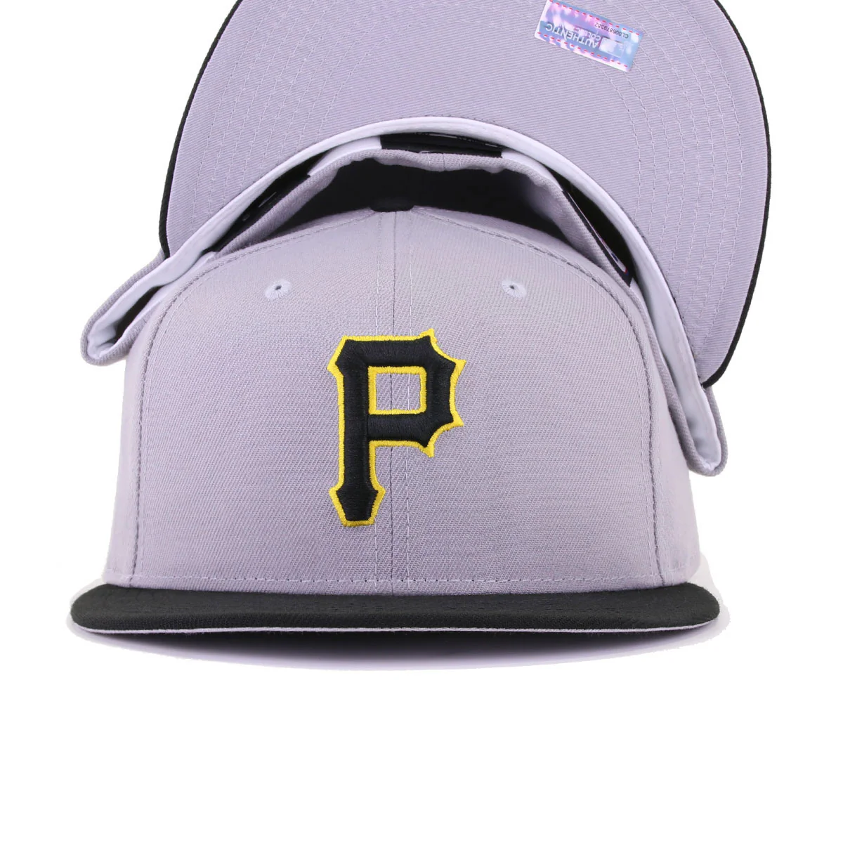 Pittsburgh Pirates Grey Black Cooperstown AC New Era 59Fifty Fitted - Image 4
