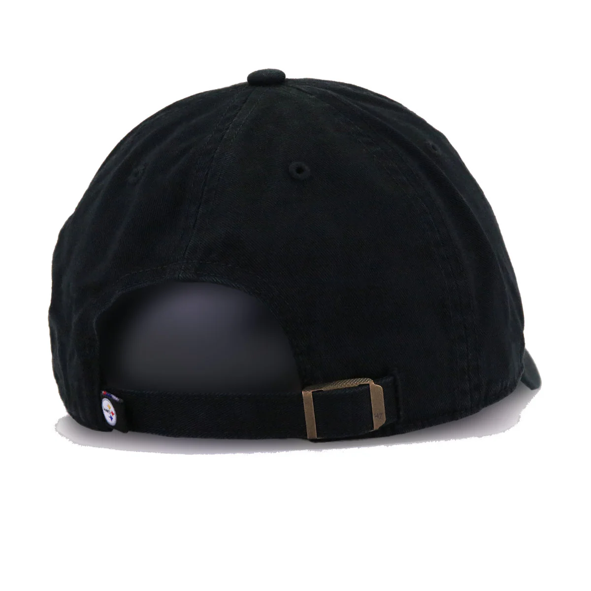 Pittsburgh Steelers Black 47 Brand Clean Up Dad Hat - Image 4