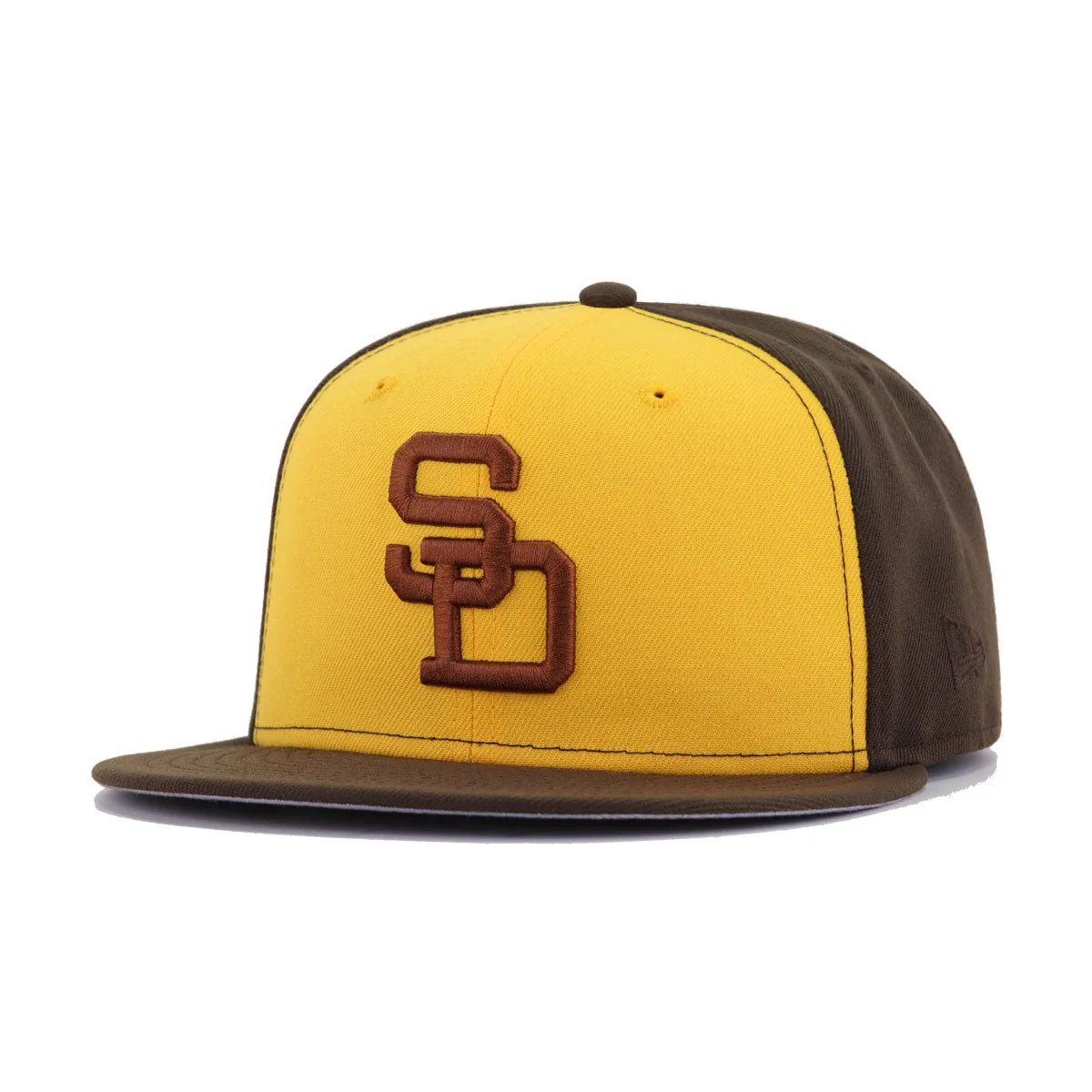 San Diego Padres A Gold Walnut 1972 New Era 59Fifty Fitted