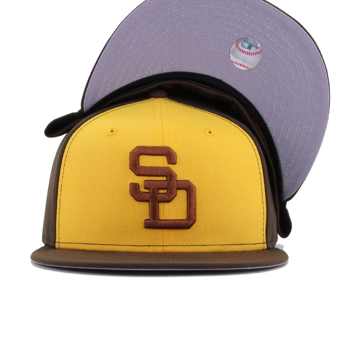 San Diego Padres A Gold Walnut 1972 New Era 59Fifty Fitted - Image 4
