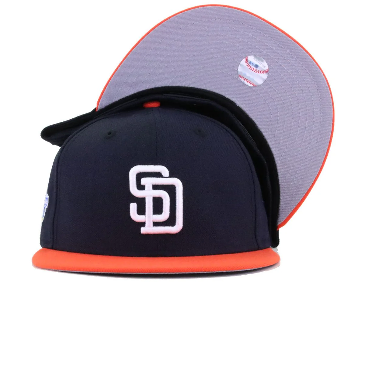 San Diego Padres Navy Orange 1998 World Series New Era 59Fifty Fitted - Image 4