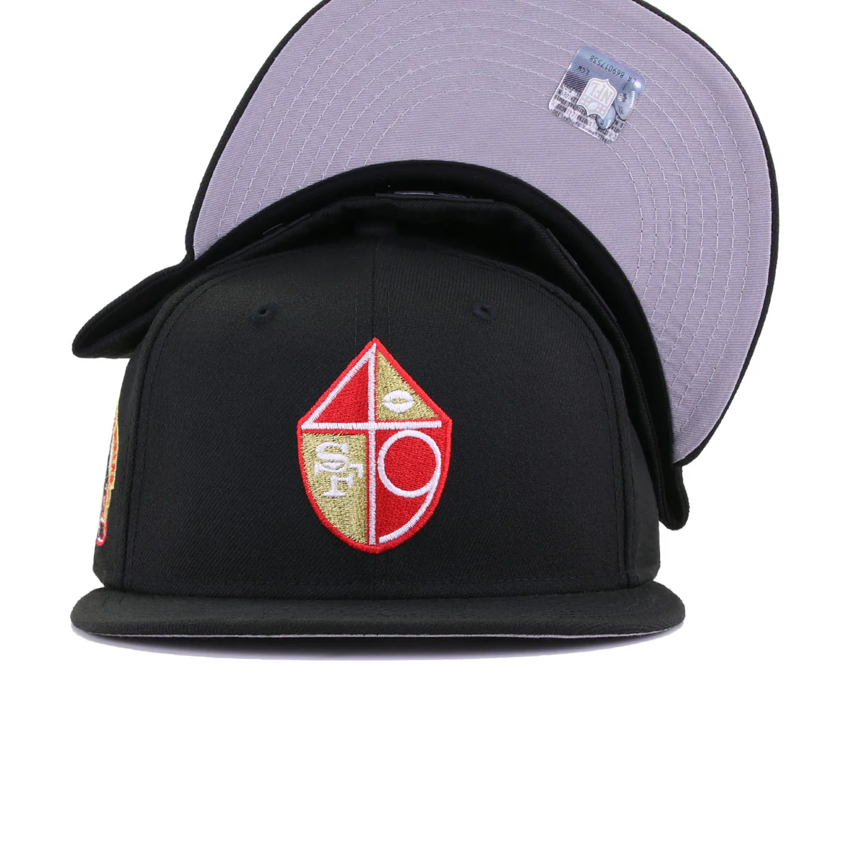 San Francisco 49ers Black 40th Anniversary New Era 59Fifty Fitted - Image 5
