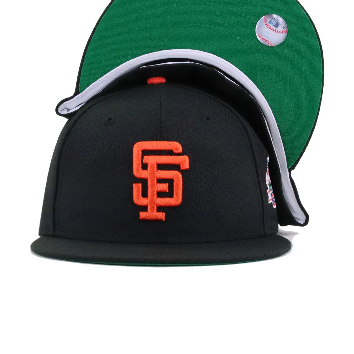 San Francisco Giants Black 1989 World Series Battle of the Bay Cooperstown Green Bottom New Era 59Fifty Fitted - Image 5