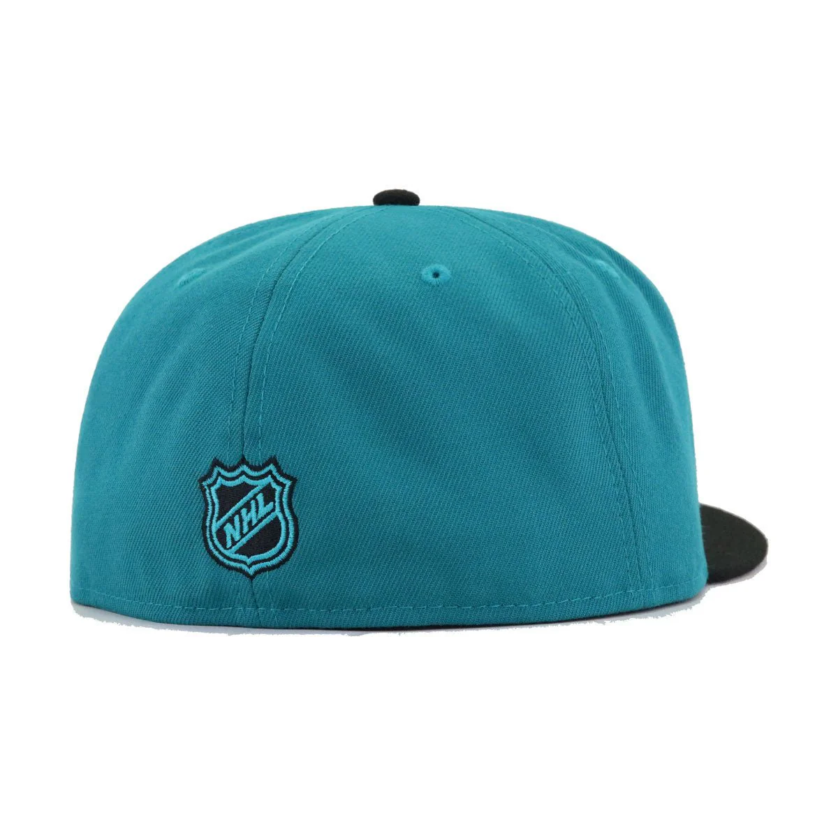 San Jose Sharks Aqua Black New Era 59Fifty Fitted - Image 2