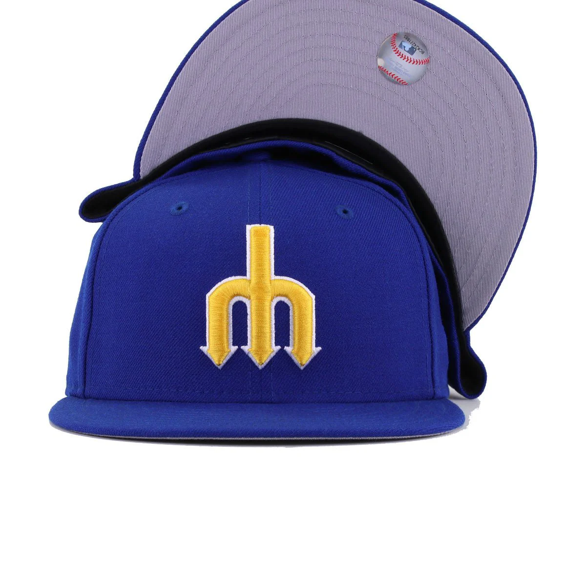 Seattle Mariners Light Royal Blue 1977 New Era 59Fifty Fitted - Image 4