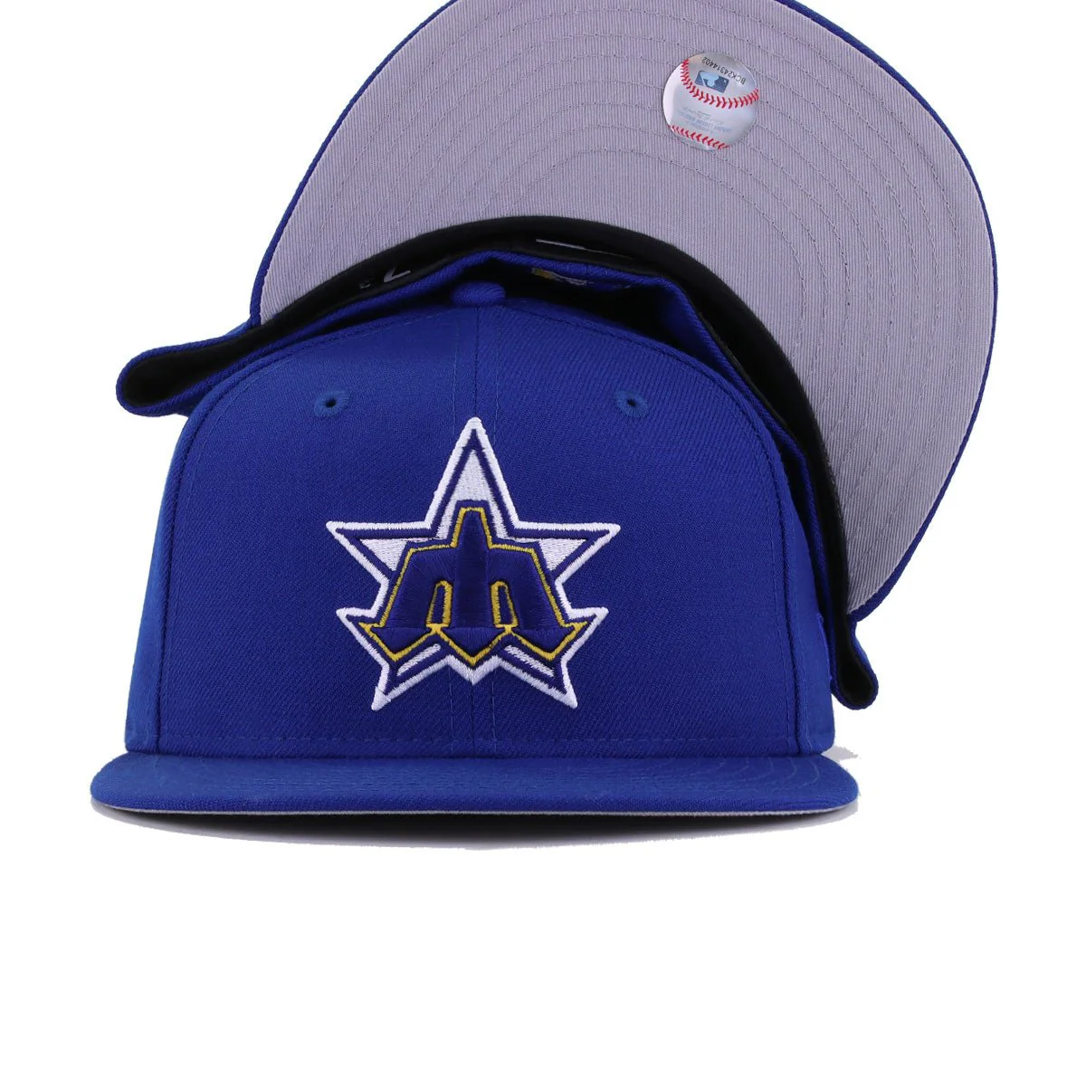 Seattle Mariners Light Royal Blue 1981 New Era 59Fifty Fitted - Image 4