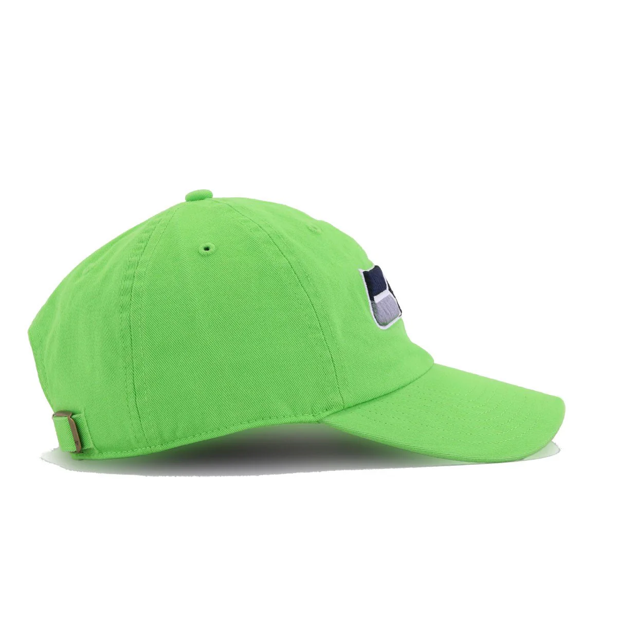 Seattle Seahawks Neon Green 47 Brand Clean Up Dad Hat - Image 3