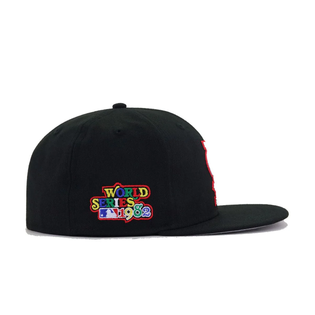 St Louis Cardinals Black FUN 1982 World Series New Era 59Fifty Fitted - Image 2