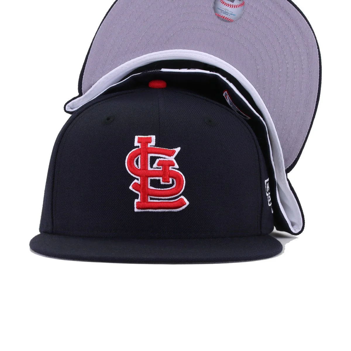 St Louis Cardinals Navy 2004 World Series Cooperstown New Era 59Fifty Fitted - Image 4