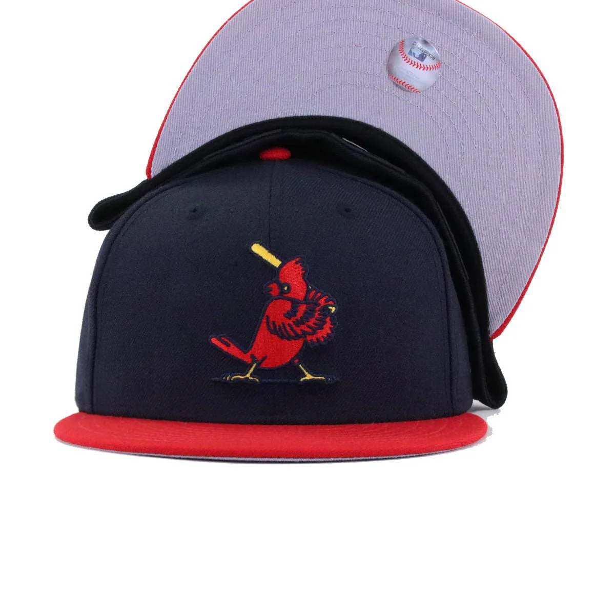 St Louis Cardinals Navy Scarlet 1956 New Era 59Fifty Fitted - Image 4