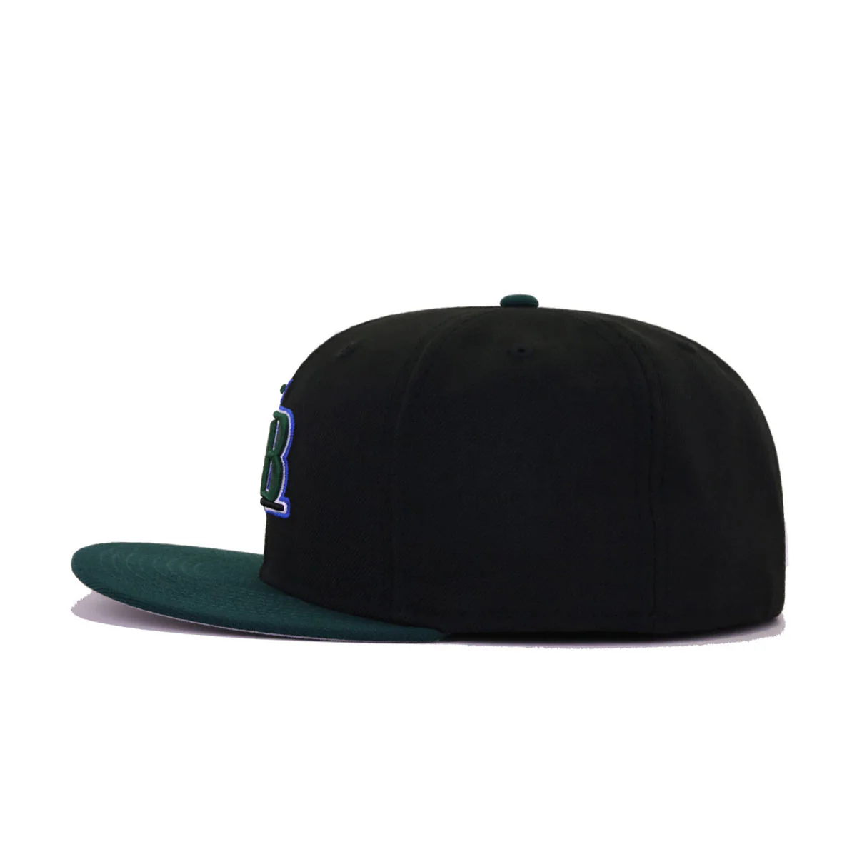 Tampa Bay Rays Black Dark Green Cooperstown AC New Era 59Fifty Fitted - Image 3
