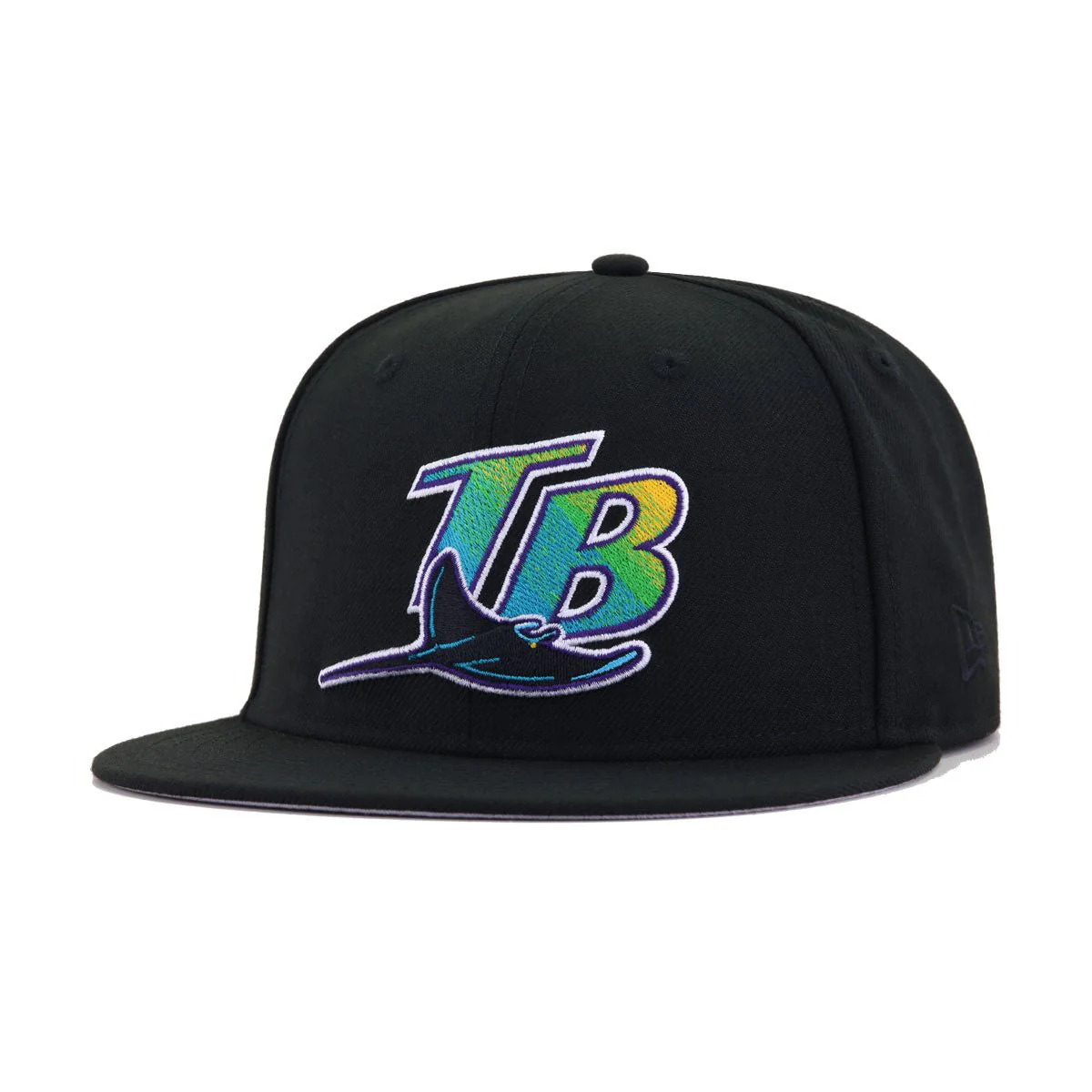 Tampa Bay Rays Black New Era 9Fifty Snapback