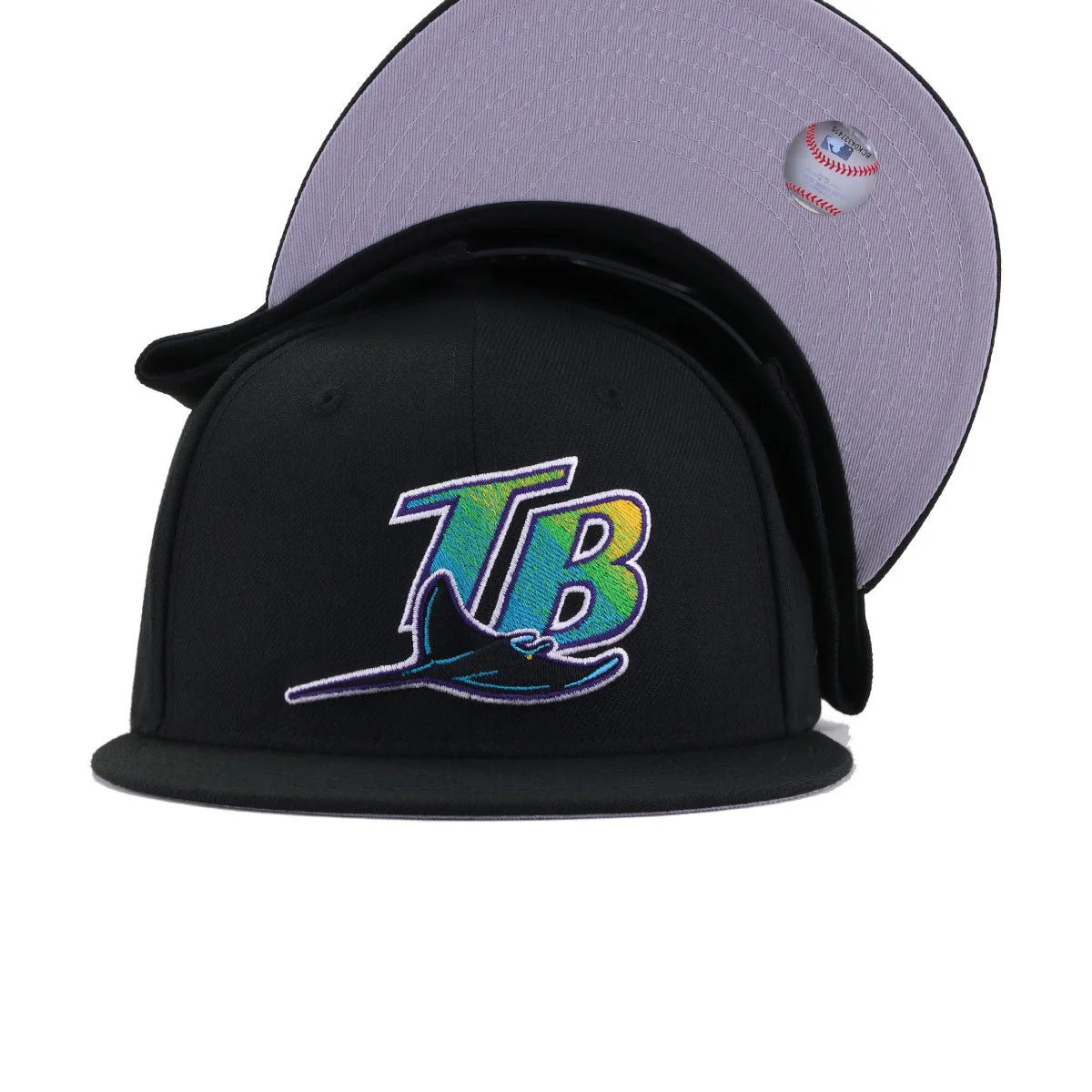 Tampa Bay Rays Black New Era 9Fifty Snapback - Image 5