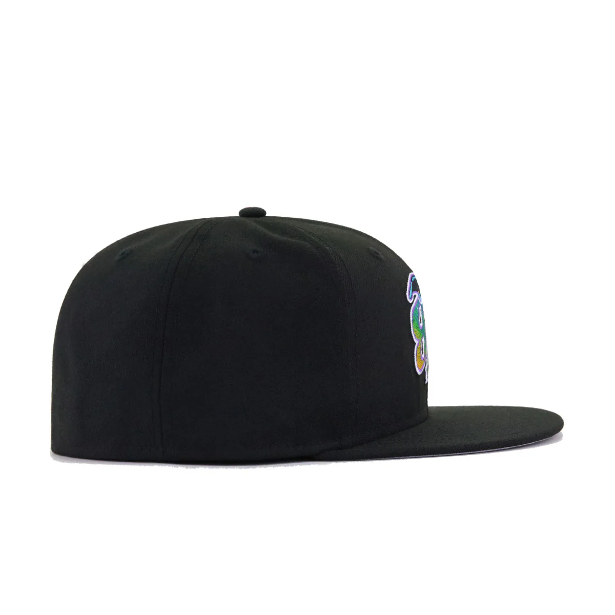 Tampa Bay Rays Black Upside Down New Era 59Fifty Fitted - Image 4