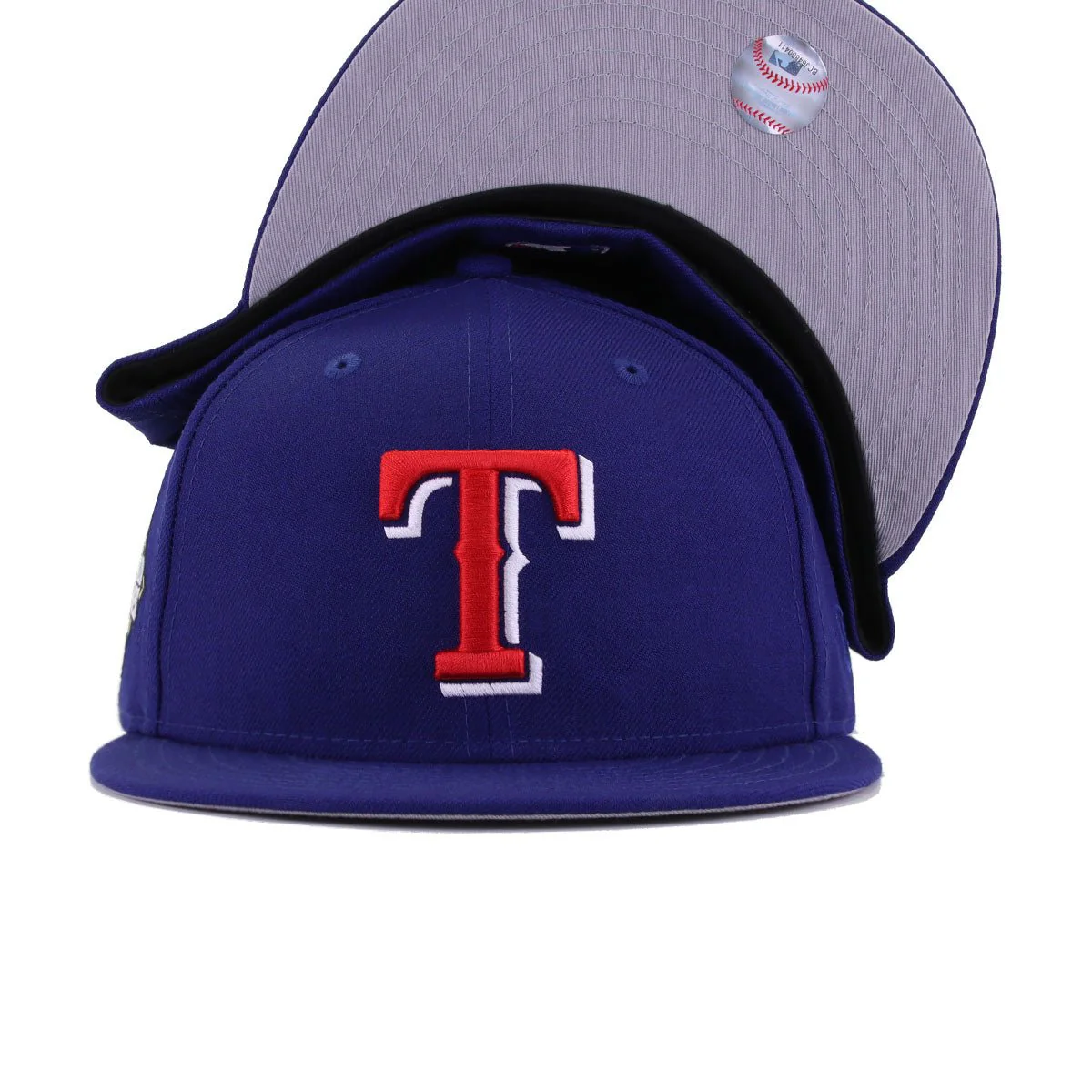 Texas Rangers Dark Royal Blue 2023 World Series New Era 59Fifty Fitted - Image 5