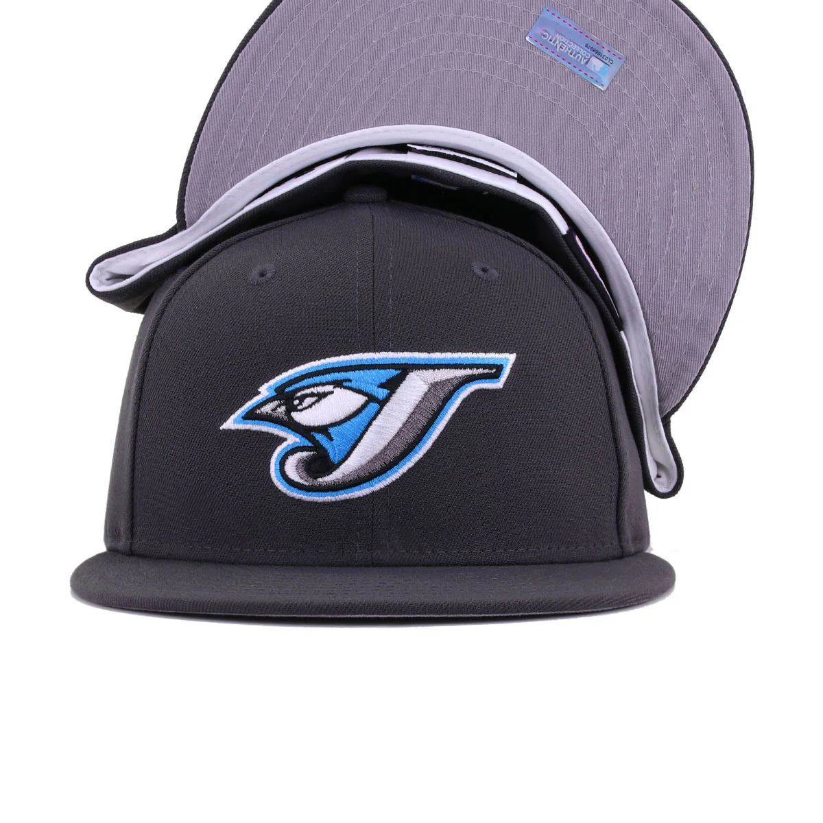 Toronto Blue Jays Graphite Cooperstown AC New Era 59Fifty Fitted - Image 4
