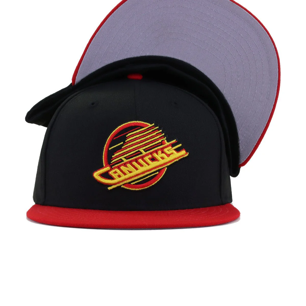 Vancouver Canucks Black Scarlet New Era 59Fifty Fitted - Image 4