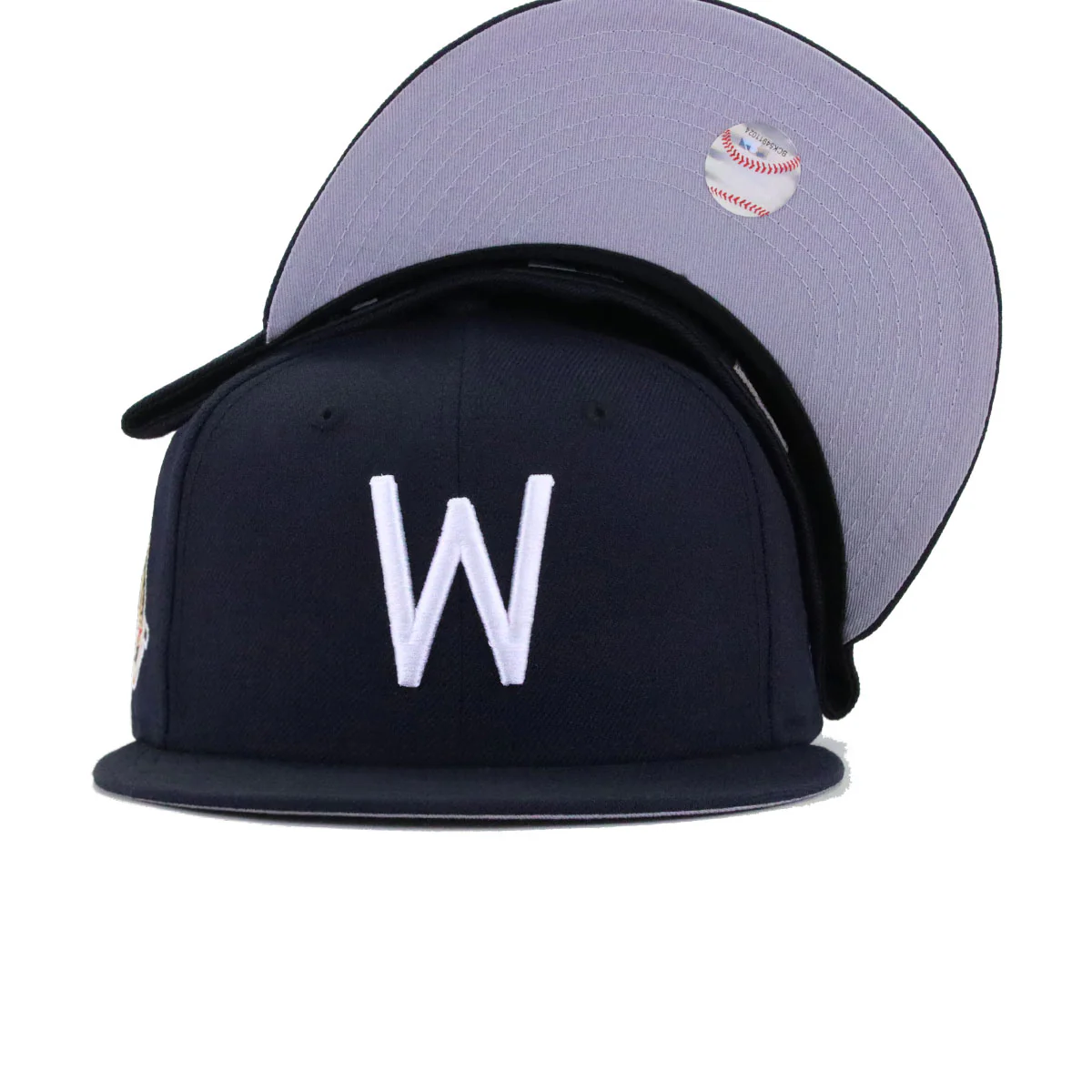 Washington Senators Navy 1924 World Series Champions 100th Anniversary New Era 59Fifty Fitted - Image 4